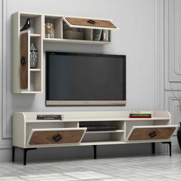 Комплекты ТВ-зона Trendy Samba 52 см x 35 см x 180 см / Кремовый photo 5