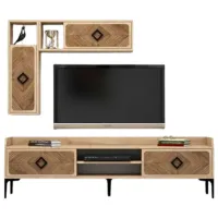 Комплекты ТВ-зона Trendy Samba 52 см x 35 см x 180 см / Дуб Сонома
