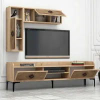 Seturi zona TV Trendy Samba 52 cm x 35 cm x 180 cm / Stejar Sonoma photo 4