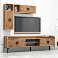 Seturi zona TV Trendy Samba 52 cm x 35 cm x 180 cm / Brown photo 2