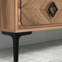 Seturi zona TV Trendy Samba 52 cm x 35 cm x 180 cm / Brown photo 6