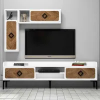 Seturi zona TV Trendy Samba 52 cm x 35 cm x 180 cm / White photo 3