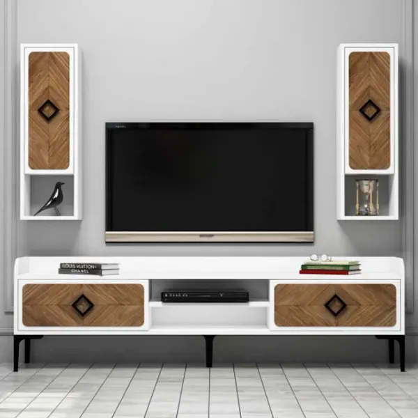 Комплекты ТВ-зона Trendy Samba 52 см x 35 см x 180 см / Белый photo 4