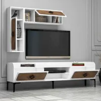 Seturi zona TV Trendy Samba 52 cm x 35 cm x 180 cm / White photo 5