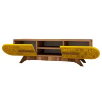 Комплекты ТВ-зона Trendy DEFNE 37 см x 35 см x 145 см / Коричневый photo 4