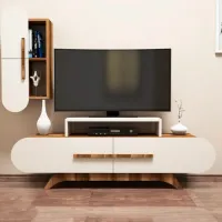 Seturi zona TV Trendy Trandafir S 49.8 cm x 35 cm x 145 cm / Brown photo 3