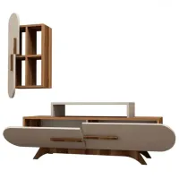 Seturi zona TV Trendy Trandafir S 49.8 cm x 35 cm x 145 cm / Brown photo 5