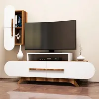 Комплекты ТВ-зона Trendy Trandafir S 49.8 см x 35 см x 145 см / Коричневый photo 2
