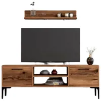 Комплекты ТВ-зона Trendy Riga 48 см x 30 cм x 140 см / Коричневый