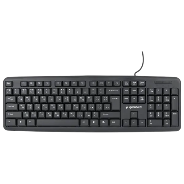 Клавиатура Gembird KB-U-103-UA Проводная / Черный photo 1