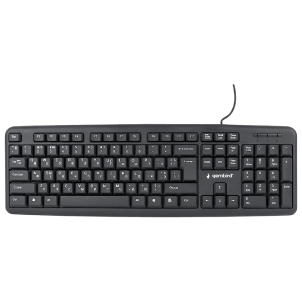 Клавиатура Gembird KB-U-103-UA Проводная / Черный photo 1