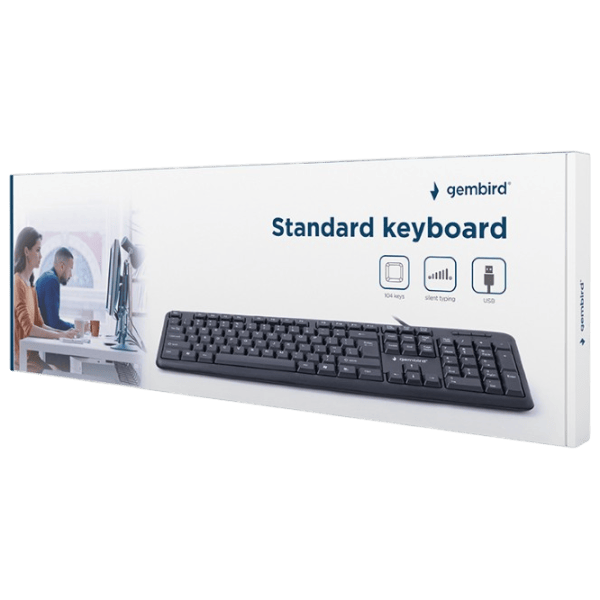 Клавиатура Gembird KB-U-103-UA Проводная / Черный photo 6