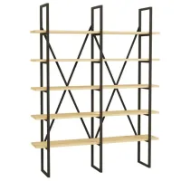 Стеллаж Trendy Heybeliada 160 x 126 x 26см cm / Металл / Black