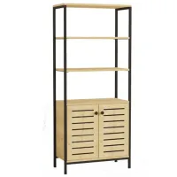 Стеллаж Trendy Metella Sapphire 162 x 70 x 34см cm / ЛДСП / Black