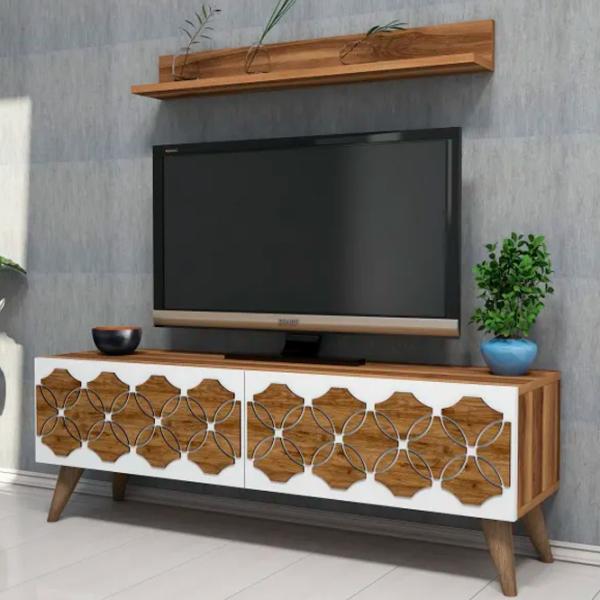 Комплекты ТВ-зона Trendy Nissan 40 см x 31.8 см x 120 см / Коричневый photo 2