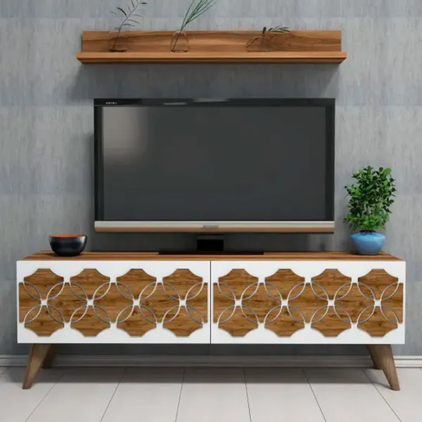 Комплекты ТВ-зона Trendy Nissan 40 см x 31.8 см x 120 см / Коричневый photo 4