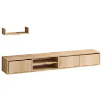 Комплекты ТВ-зона Trendy Heka 25 см x 30 cм x 180 см / Коричневый