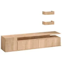 Комплекты ТВ-зона Trendy Alika 45 см x 35 см x 180 см / Дуб Сонома