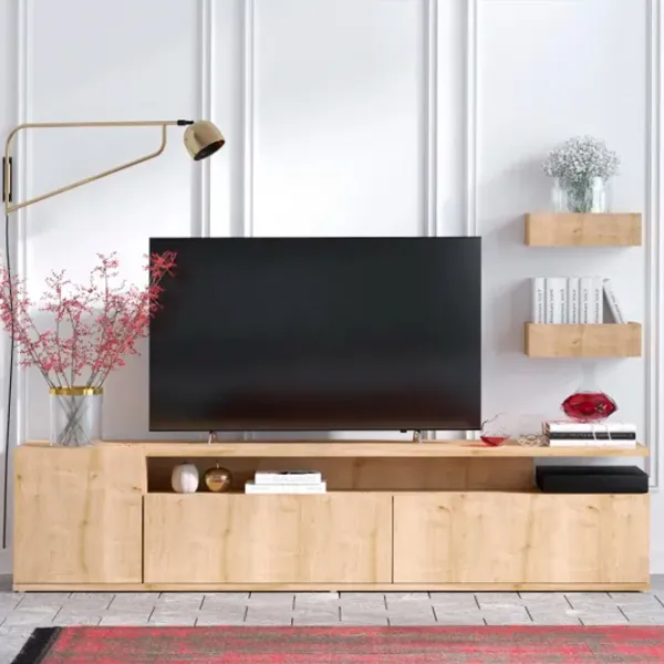 Комплекты ТВ-зона Trendy Alika 45 см x 35 см x 180 см / Дуб Сонома photo 2