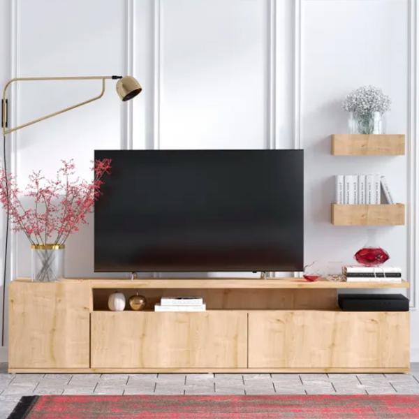 Комплекты ТВ-зона Trendy Alika 45 см x 35 см x 180 см / Дуб Сонома photo 2