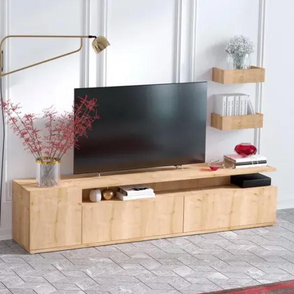 Комплекты ТВ-зона Trendy Alika 45 см x 35 см x 180 см / Дуб Сонома photo 3