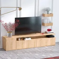 Seturi zona TV Trendy Alika 45 cm x 35 cm x 180 cm / Stejar Sonoma photo 3