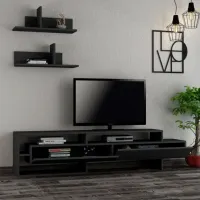 Seturi zona TV Trendy Gara 42 cm x 32 cm x 180 cm / Antracit photo 2