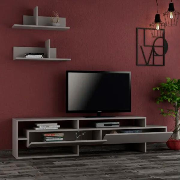Комплекты ТВ-зона Trendy Gara  42 см x 32 см x 180 см / Бежевый photo 5