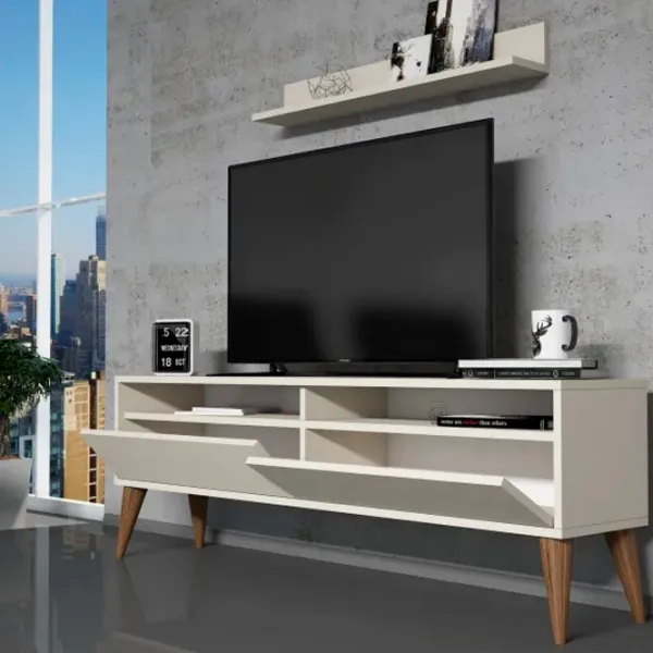 Комплекты ТВ-зона Trendy TV 150 50 см x 30 cм x 150 см / Кремовый photo 4