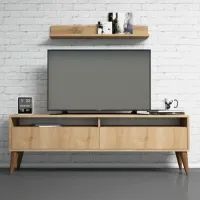 Seturi zona TV Trendy TV 150 50 cm x 30 cm x 150 cm / Stejar Sonoma photo 3