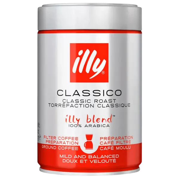 Cafea Illy Classico Filtru Măcinată / Filtru / Borcan photo 1