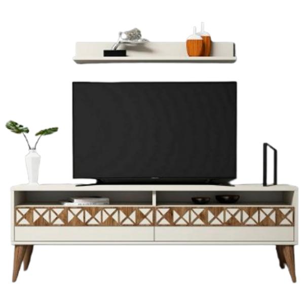 Комплекты ТВ-зона Trendy Linie 50 см x 30 cм x 150 см / Кремовый photo 1