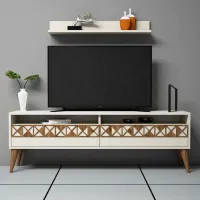 Seturi zona TV Trendy Linie 50 cm x 30 cm x 150 cm / Cream photo 3