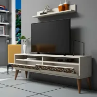 Seturi zona TV Trendy Linie 50 cm x 30 cm x 150 cm / Cream photo 4