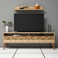 Seturi zona TV Trendy Linie 50 cm x 30 cm x 150 cm / Stejar Sonoma photo 3