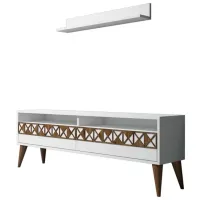 Seturi zona TV Trendy Linie 50 cm x 30 cm x 150 cm / White