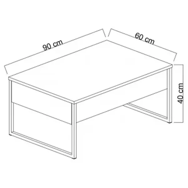 Журнальный столик Trendy Luxe GTR006085 Коричневый photo 4