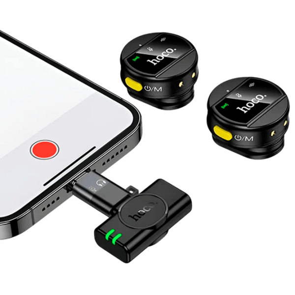 Microfon Hoco L22 Bright 2-in-1 Black photo 3