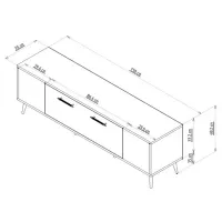 Comodă TV Trendy Detas 48 x 150 x 35 / PAL photo 4