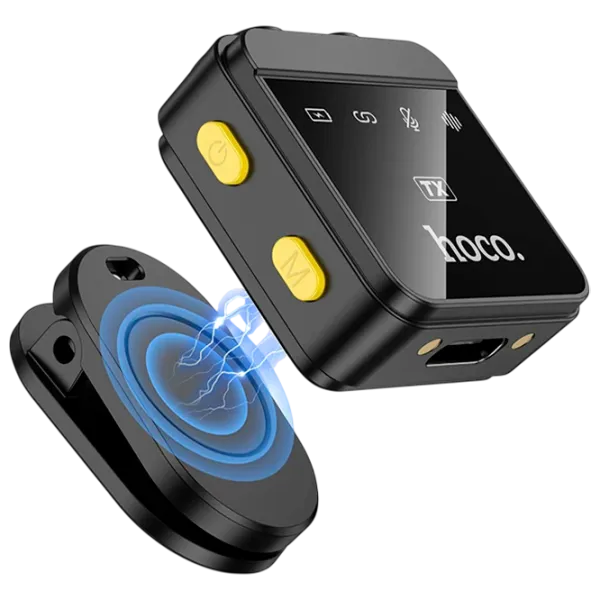 Микрофон Hoco L17 Dual-Mic Magnetic Черный photo 3