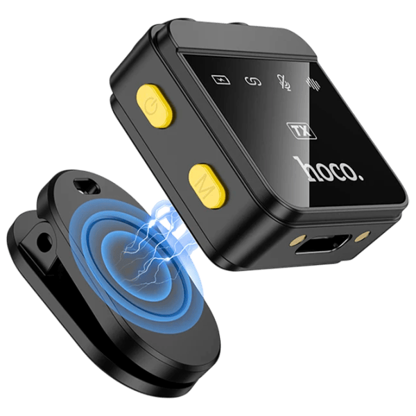 Микрофон Hoco L17 Dual-Mic Magnetic Черный photo 3