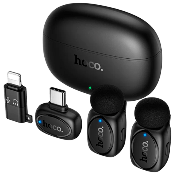Микрофон Hoco L19 Dual-Mic Graceful Черный photo 2
