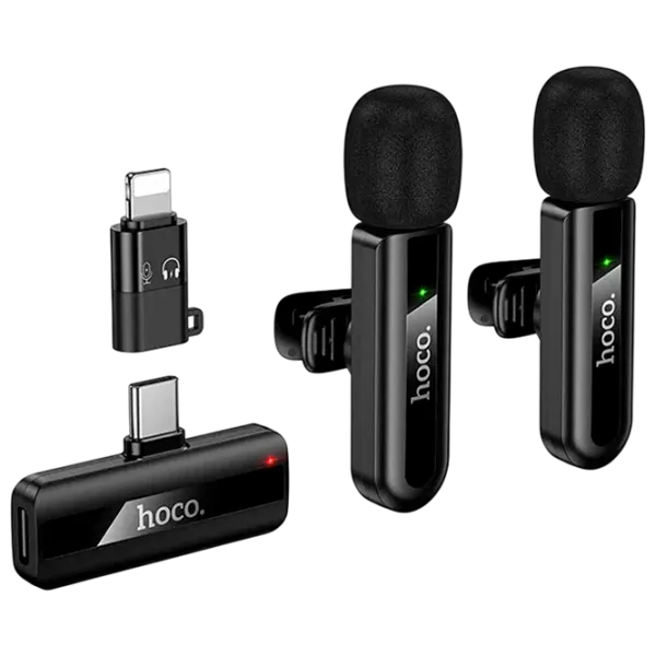 Микрофон Hoco L20A Dual-Mic Fair Черный photo 1