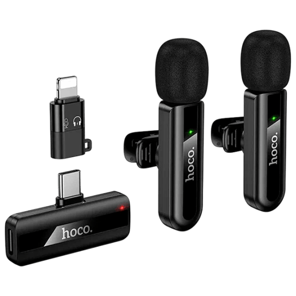Микрофон Hoco L20A Dual-Mic Fair Черный photo 1