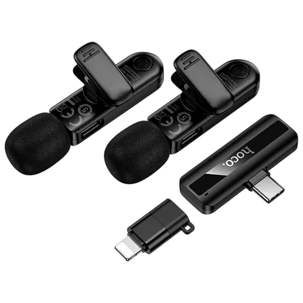 Микрофон Hoco L20A Dual-Mic Fair Черный photo 2