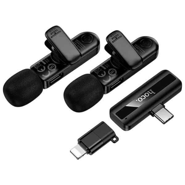 Микрофон Hoco L20A Dual-Mic Fair Черный photo 2