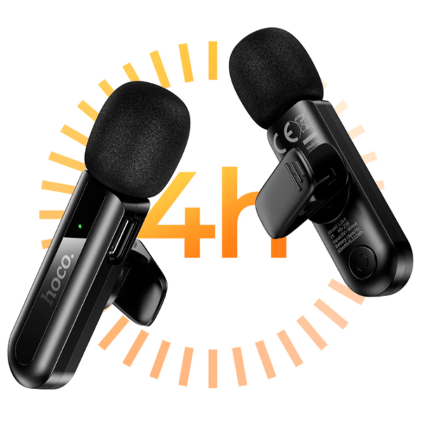 Микрофон Hoco L20A Dual-Mic Fair Черный photo 4
