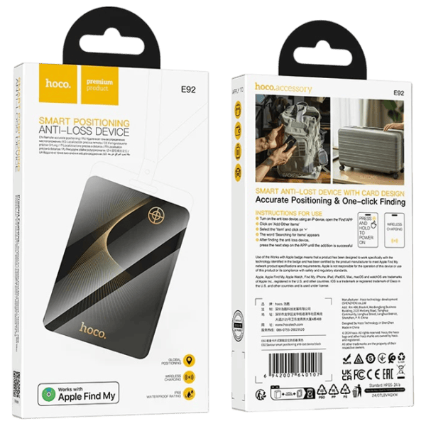 Smart Tracker Hoco E92 Saviour Black photo 5