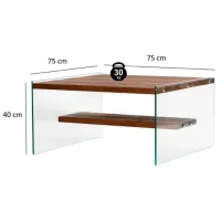 Măsuță de cafea Trendy Aqua GTR000877 Brown photo 8