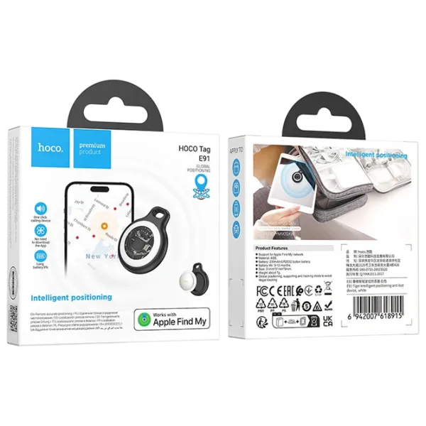 Smart Tracker Hoco E91 Tiger Set Black photo 5